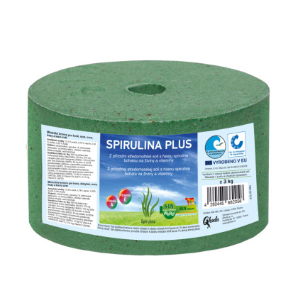 Minerální liz z mořské soli se spirulinou  3 kg